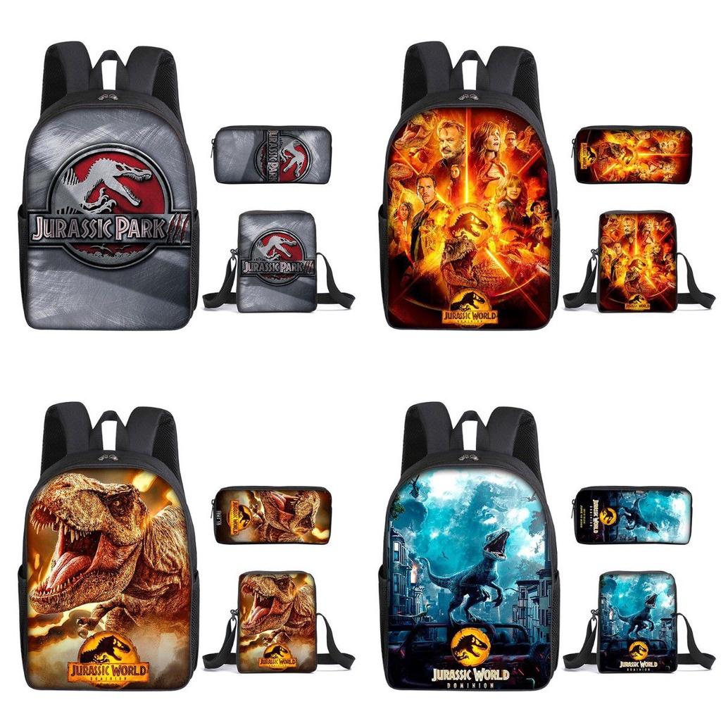 Jurassic World Dinosaurier Rucksack Große Kapazität Schultasche für Jungen und Mädchen