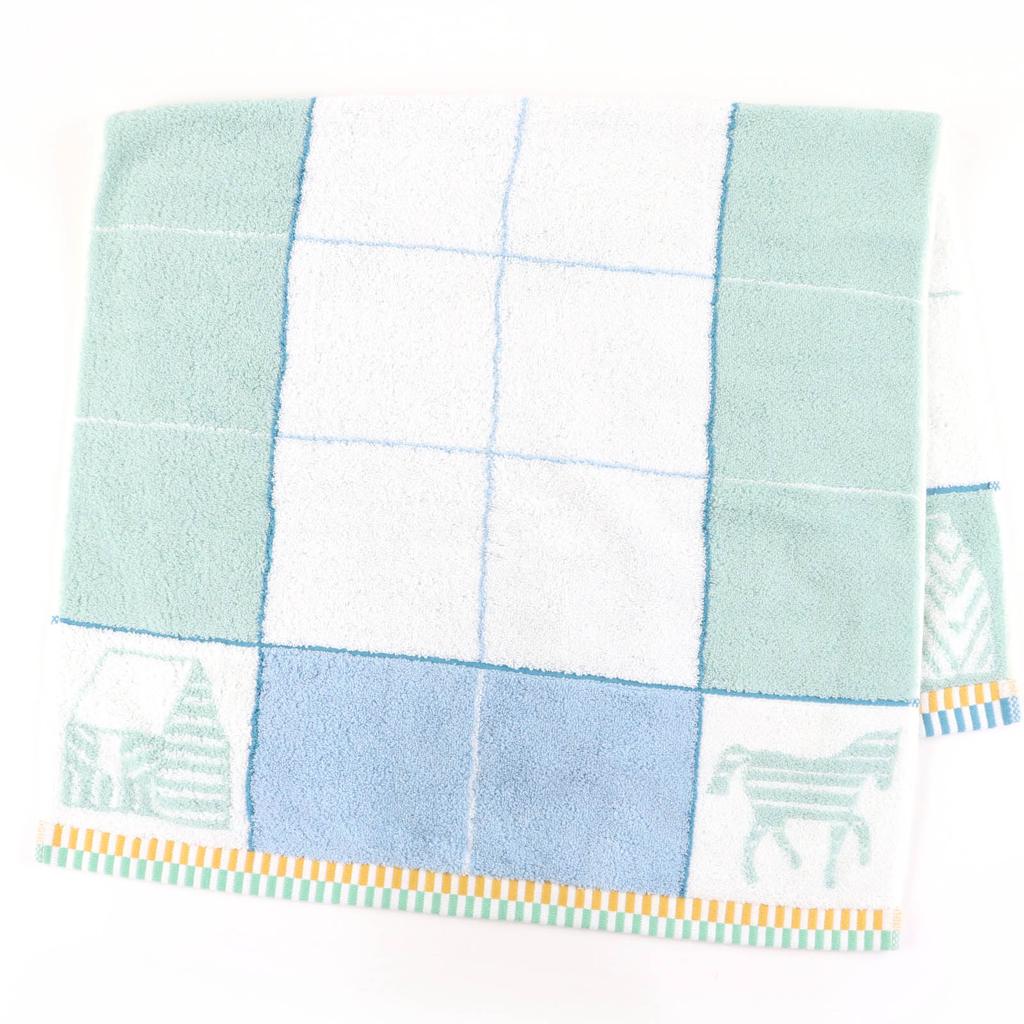 Pristine HERMES towel Bag Face towel Beach towel cotton Women Used