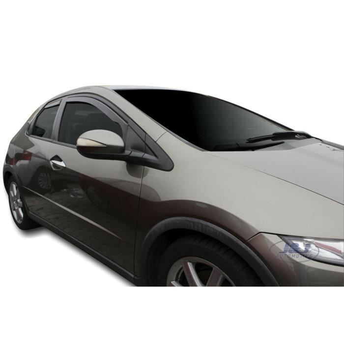 J&J AUTOMOTIVE | Heko Deflecteurs d'air Déflecteurs de Vent Pour Honda Civic 5P. Berlina 2005-2012