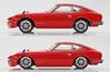 Aoshima Bunka Kyozai Rakupla Snap Kit Nissan S30 Fairlady Z Custom Red Plastic Model Co., Ltd. (AOSHIMA) 1/32 No. 15CU-RD Pre-Colored (Automobile)