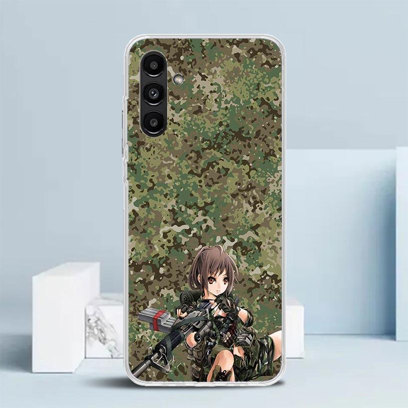 Camouflage Military Cover for Samsung Galaxy A17 A37 A57 A16 A26 A36 A56 A15 A14 A55 Phone Case A13 A53 A25 A35 A24 A34 A23 A33