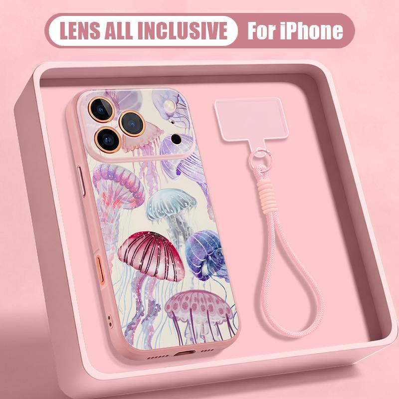 Turtle Fish Print Hand Strap Case For iPhone 17 Pro Max iPhone 16 15 14 13 Pro Max Magnetic For Magsafe Hybrid TPU+PC Matte Cover