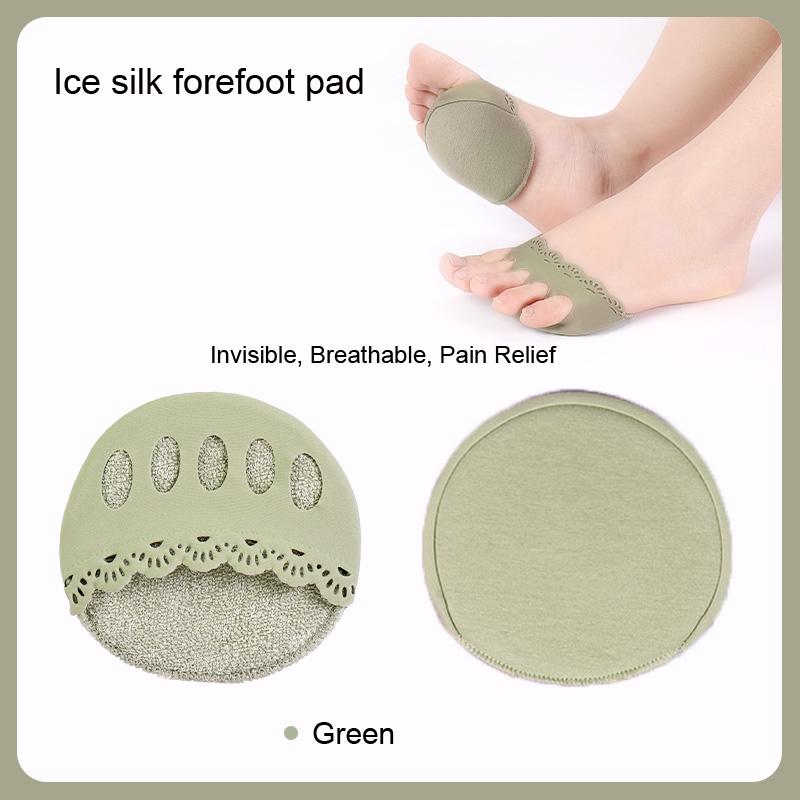 High Heels Half Shoes Insoles Five Toes Forefoot Pads for Women Calluses Corns Foot Pain Care Cushions Invisible Socks Inserts