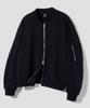 Agod Relax Sweat Bomber Jumper [Black]