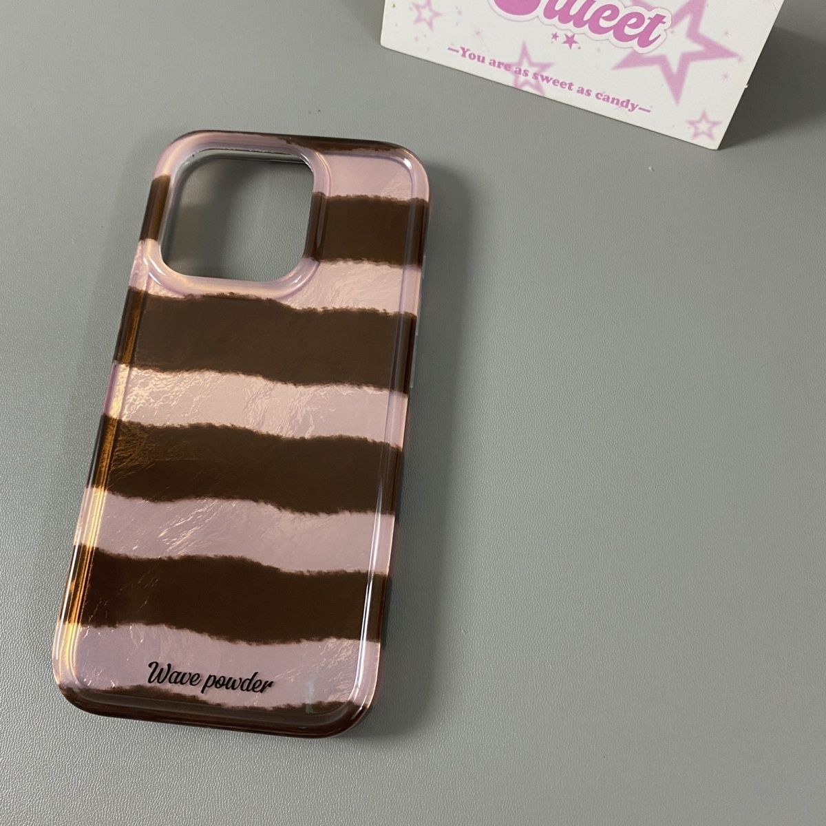 

Large hole Vortex Oil Brown Red Ripple IPhone 16 Case 15romax Premium 14 13 12 11 Apple 17PROMAX