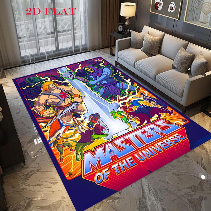 Masters Universe Retro Art Carpet Home Decor Suitable For All Seasons Bathroom Mat Protective Pad Dormitory Decoration