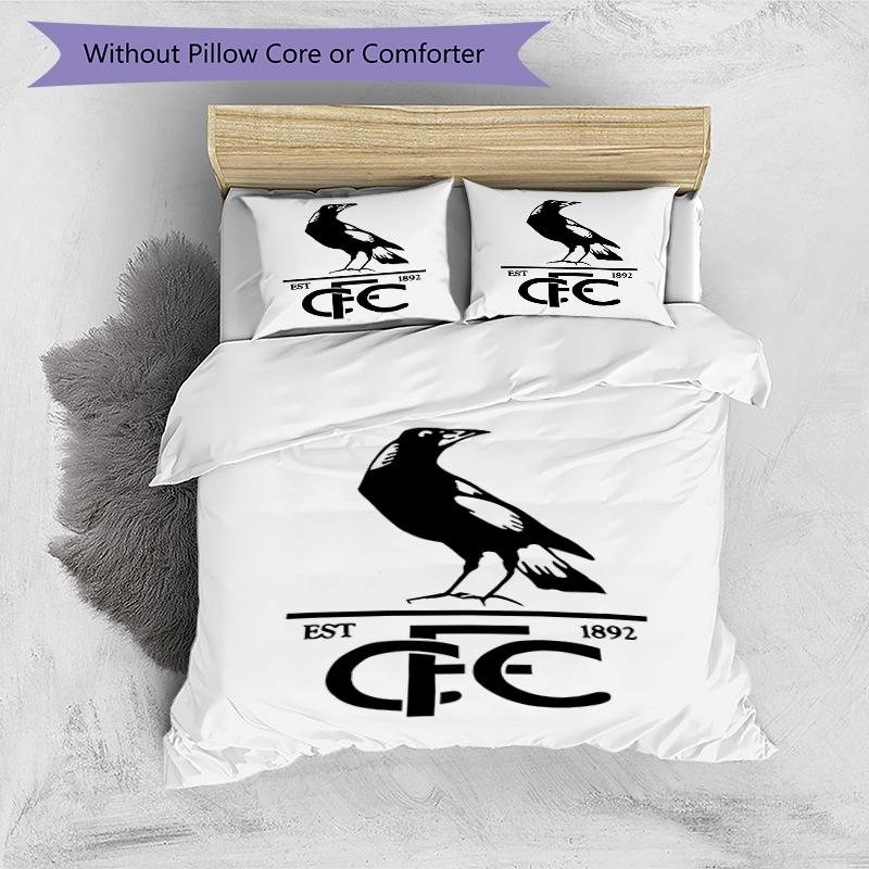 3pcs Football Team (29) Design Cover Set - HD Printed Bedding with 1 Cover and 2 Pillowcases - Perfect for Home and Dorm Decor