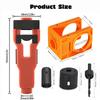1-3/8-1-3/4 Inch Wood Door Lock Hole Saw Deadbolt & Door Knob Hole Saw Kit Door Knob Drilling Kit for Easy Lockset Installation