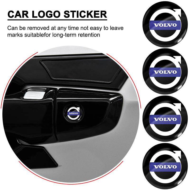Tappo Protettivo Buco Chiave Serratura Portiera Auto Copri Foro Chiave Adesivo Decorativo Per Volvo XC60 XC90 S60 S80 S40 V40 V60 V70 V50 XC70