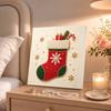 Perlenmalerei Weihnachtsstrumpf Kunst-Set DIY Handgemacht Feiertags-Heimdeko Malerei