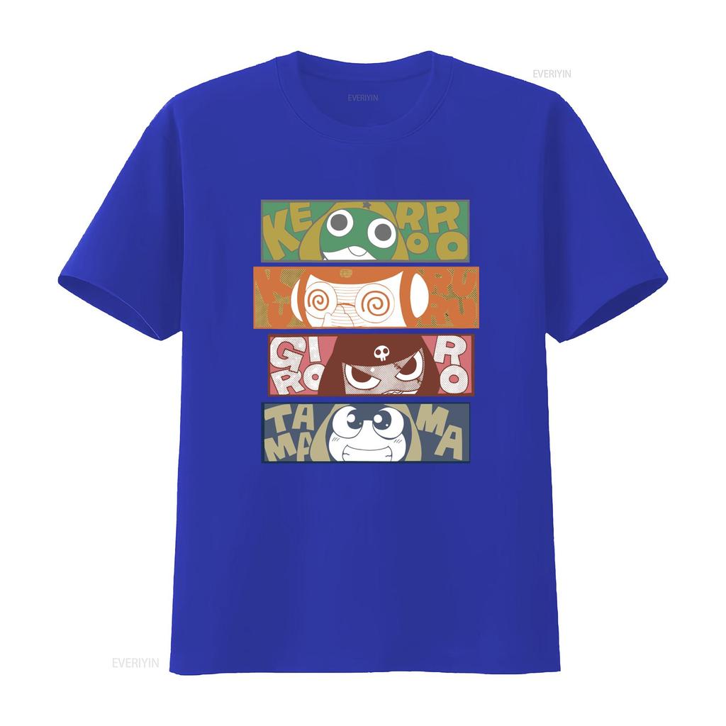 Camiseta Keroro Estilo Harajuku De Ropa Urbana Japonesa Vintage Comfortable Soft Versatile Top For Everyday Wear Casual