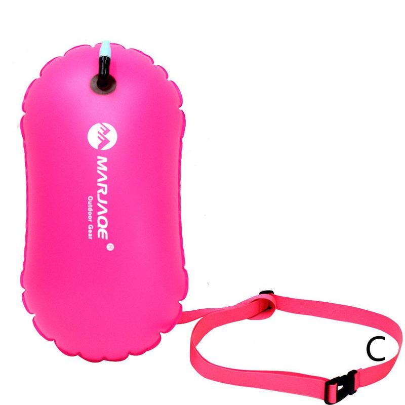 Swimming Lifesaving Drifting Bag Multifunction Swim Float Bag PVC High Visibility Inflatable Waterproof Outdoor Safety Bag