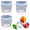 5PCS Easy Demoulding Ice Cube Mold Silicone Ice Maker Large Ice Cube Machine  For Whiskey