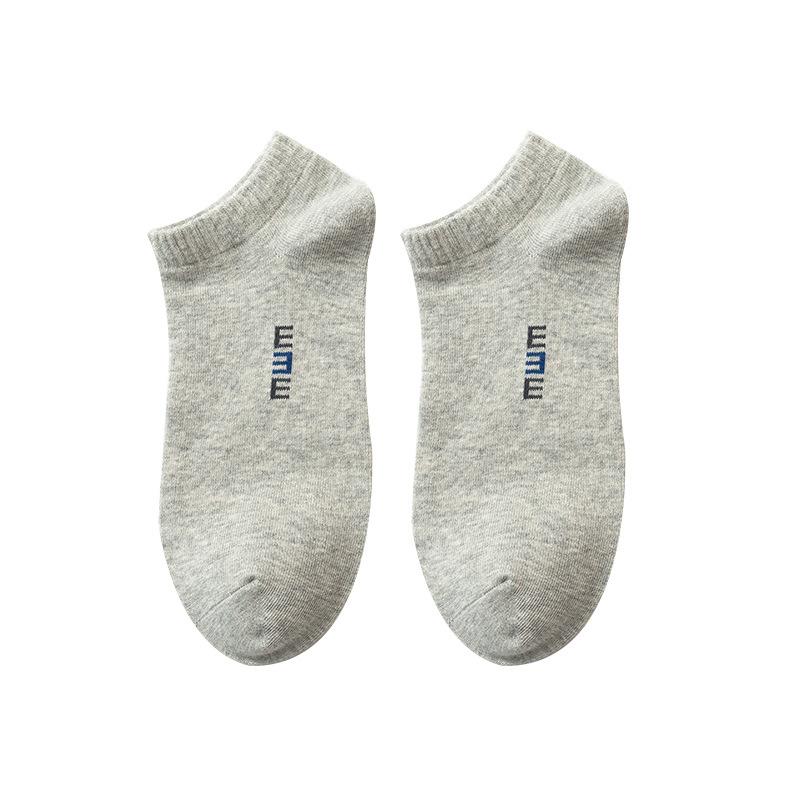 Men's Cotton Summer Breathable Short-legged Antibacterial and Deodorizing Sweat-absorbing Boat Socks and Short Stockings