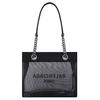 Balenciaga Small Duty Free Mesh Tote Black/White Women Tote_bags 7416032AADB1090