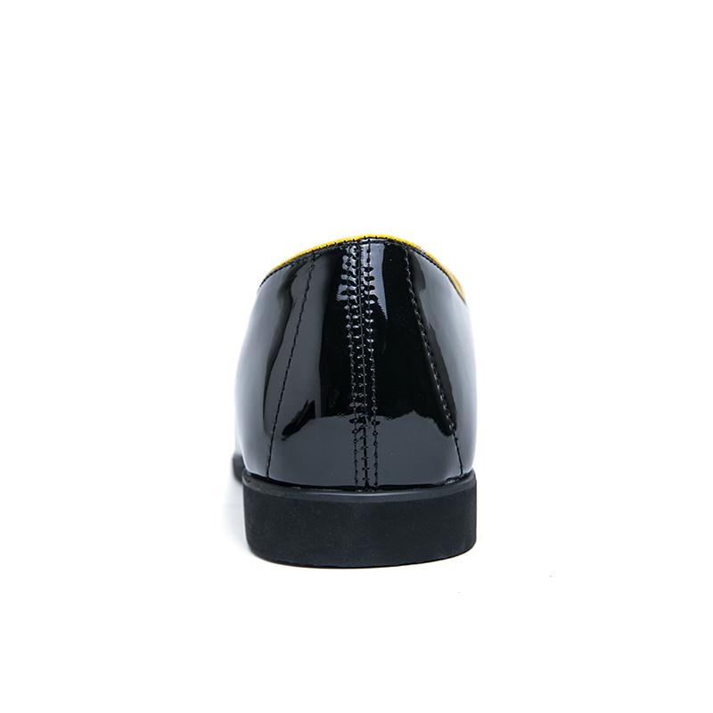 Herren Slipper Kleid Formell Schwarz Business Casual Schuhe Lila Grün Slipper Smoking Hochzeitsschuhe Übergröße