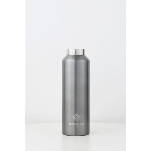 

[REVOMAX Official] 20oz 592ml Carbonated Stainless Steel Bottle (Cap Sold Separately), Keeps Hot Drinks Hot for 18 Hours, Cold for 36 Hours, Vacuum In