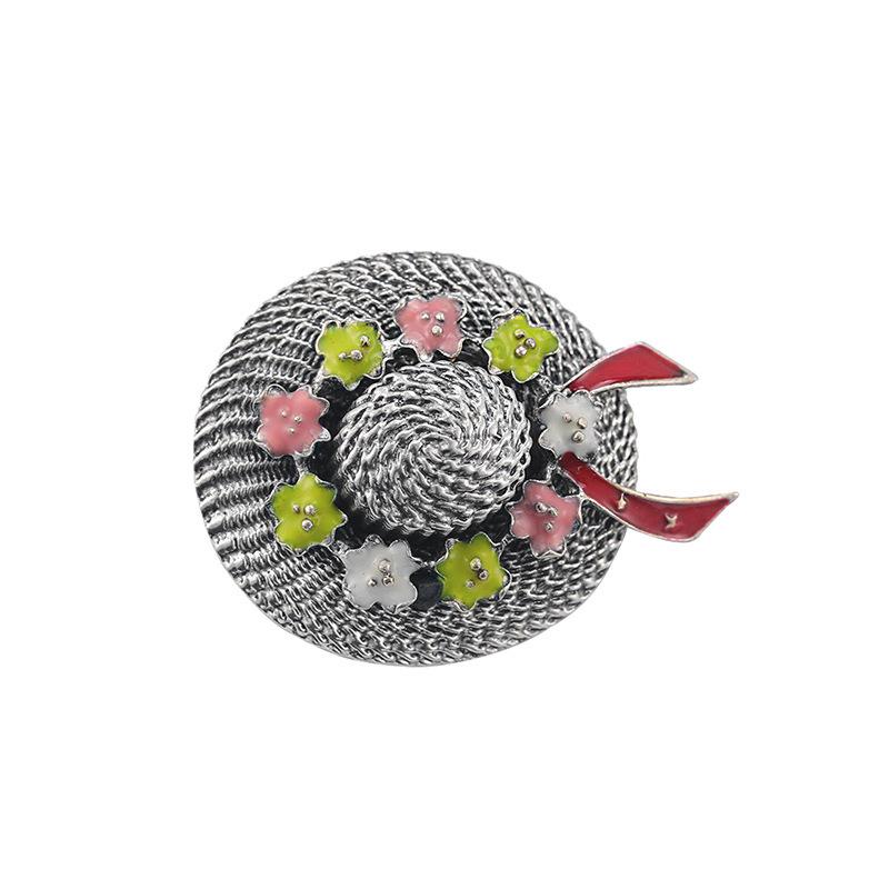 Bo Xin Yun Retro Fashion Personality Enamel Hat Brooch Pin
