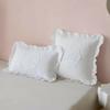 French Lace Cushion Cover Washed Material Bedroom Pillow Shell Comfortable Pillow Cover