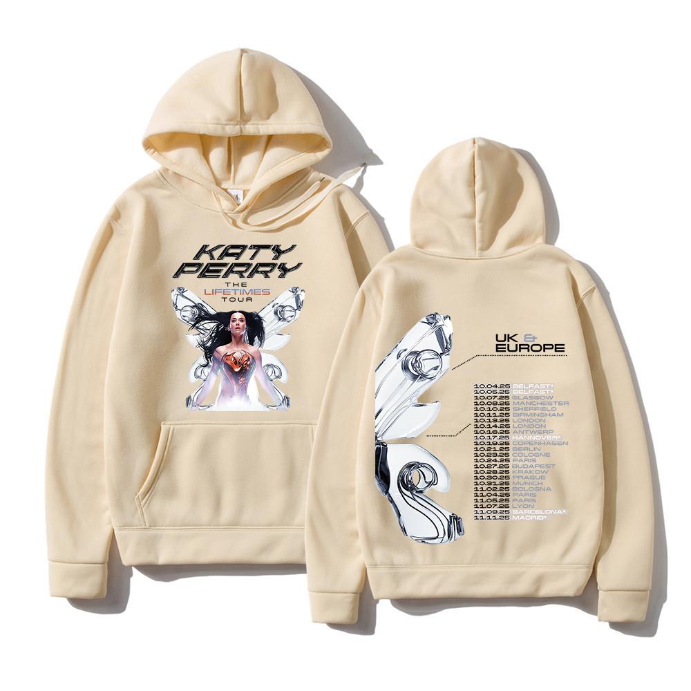 Katy Perry The Lifetime Tour Hoodie Mode Damen/Herren Harajuku Ästhetik Hoodies Unisex Herbst Winter Pullover Sweatshirts