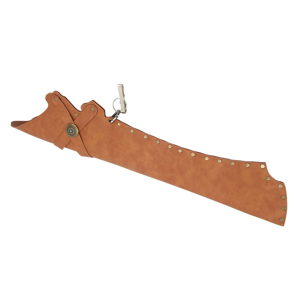 Archery Back Quiver Holder Waist Mounted PU Storage Bag for Recurve Bow Compound Pulley Bow Archery Equipment
