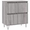 VidaXL Buffet Sonoma gris 60x35x70 cm Bois d'ingénierie 831218