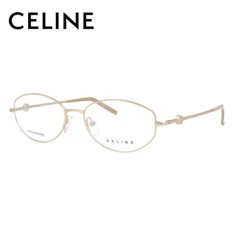Used [With Translation] Celine Glasses Frame Date Glasses CELINE VC1244S 0648 54 Size Oval Outlet Unisex Men s Women s