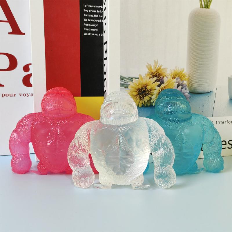 Novelty Fingertip Toys Cute Funny Maltose Balls Orangutan Crocodile Strong Orangutan Squishy Slow Rebound Fidget Kids Toys Gift