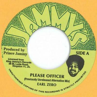 7inch Record EARL ZERO - Please Officer / Officer Dub Pt 2 None Jammys 1975 UK Reggae, Ska & Dub Used