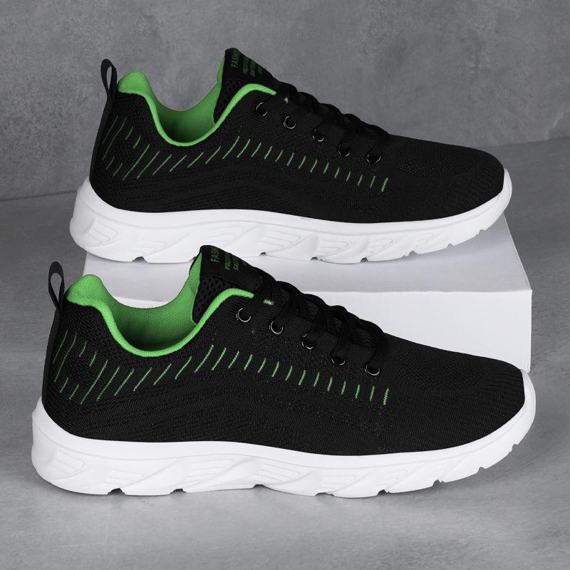 Men's Lightweight Breathable Mesh Running Shoes - Plus Size, Soft Sole for Autumn/Winter