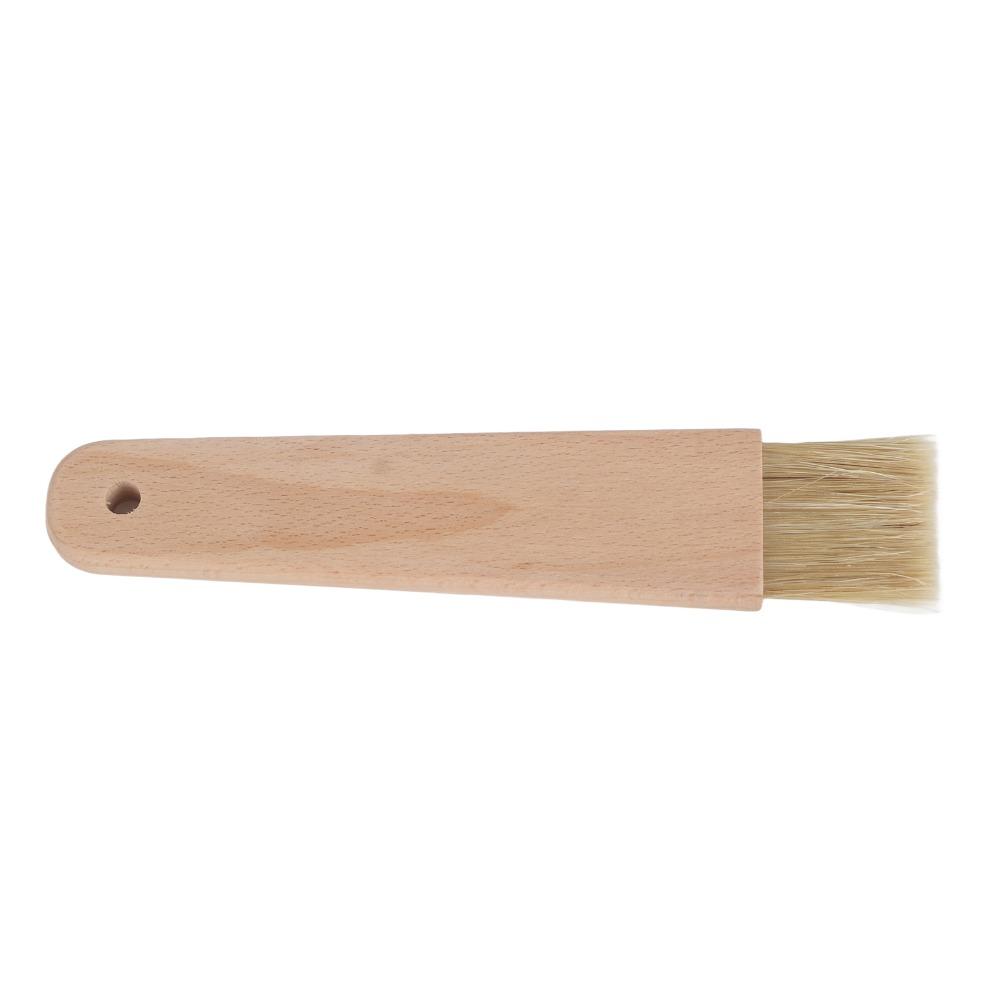 Comfortable Baking Brush Hanging Hole Design Barbecue Utensil Wooden Barbecuing Brush  BBQ Cooking