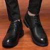 Men Big Size 6CM Height Increase Oxfords Genuine Leather Formal Business Elevator Shoes Large Width Comfortable Wedding Shoes
