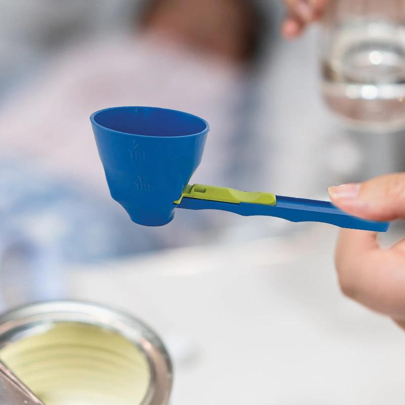Mess-Free Measuring Funnel: Anti-Spill Protein & Coffee Spoon