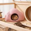 Non-Slip Ceramic Hamster Nest Smooth Surface Hamster Cooling House  Summer Cooling