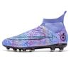 New FGTF Football Shoes Men's Breathable High-top Long and Short Nails Youth Children's Football Shoes Fashion Foreign Trade