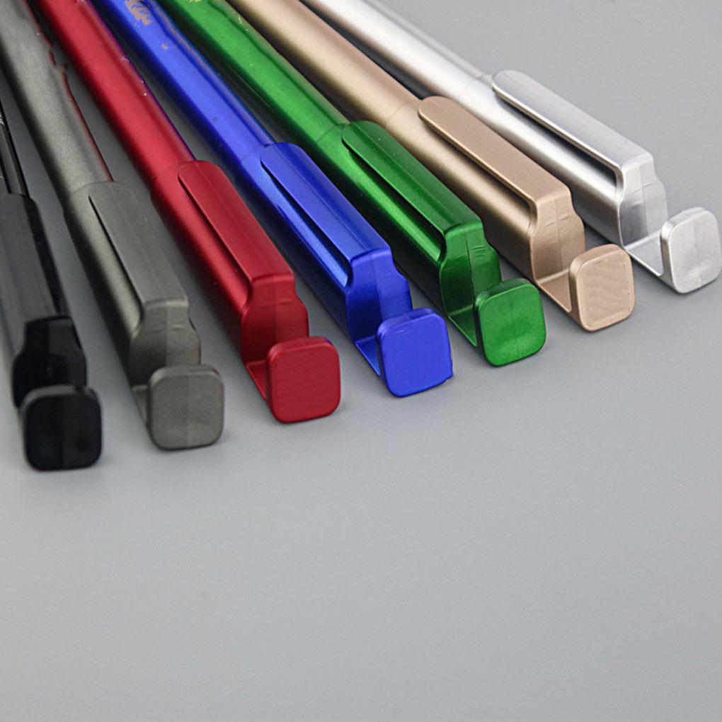0.5mm Gel Pen with Clip Portable Refillable Pens Phone Holder Signatures Writing Tool Stationery School Office Home