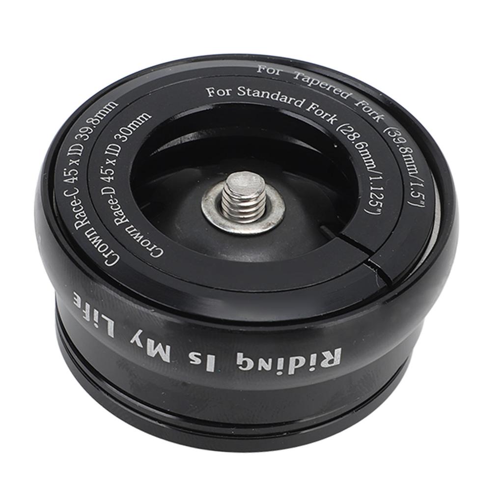 Bike Headset Aluminium Alloy Star Nut Double Sealing Bearing Accessory for 44‑50.6mm Tapered Steerer for 1.5in Front