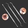 6pcs Dental Hygiene Tool Kit Instruments Dentist Tartar Scraper Scaler Calculus Plaque Remover Teeth Cleaning Oral Care Tool