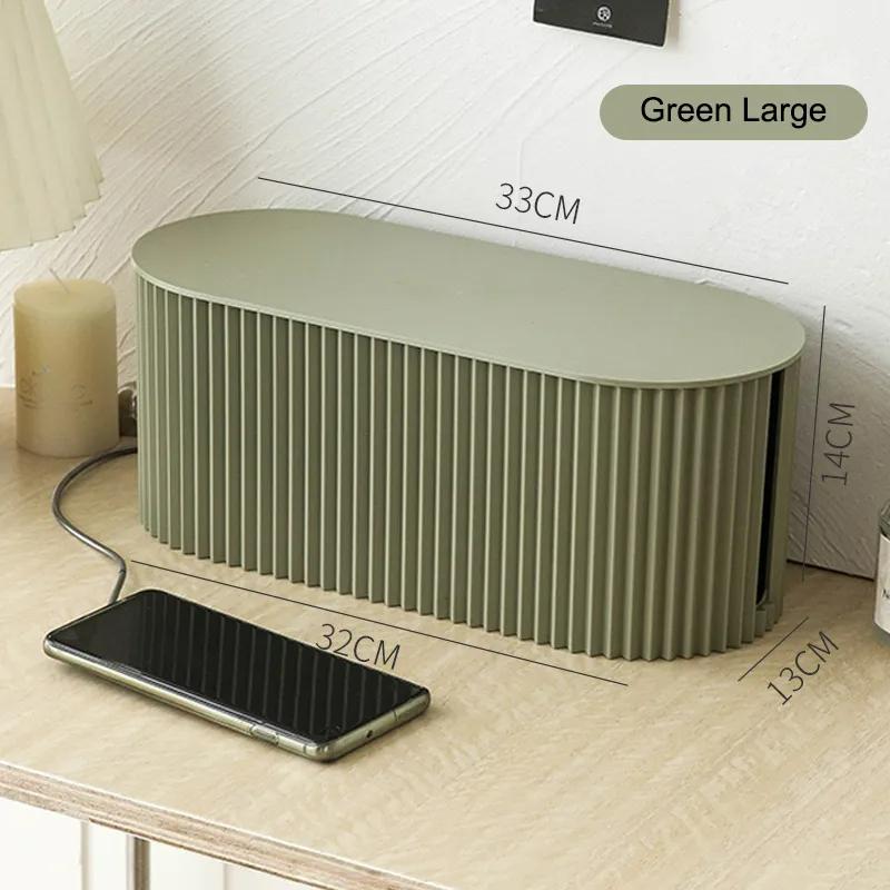 Wire Storage Box Large Capacity Data plug board Storage Box Desktop Cable Management Box Router Bracket