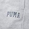 Puma Solid Color Drawstring Cuffed Sweatpants Unisex Bottoms Gray 536772-04