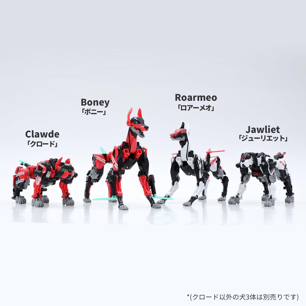 BEASTBOX 52TOYS CLAWDE Jucărie de transformare Se transformă din Cub în Bulldog Jucărie de transformare Pictată Figură de acțiune foarte mobilă Mecha Beast