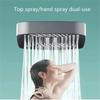 3 Mode Adjustable High Pressure Shower Head Handheld Large Flow Water Saving Pressurized Shower Head Mixer Bathroom Accessories