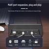 Multifunctional USB Monitor Riser Stand & Desktop Organizer