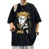 Vinegar Double Jojos Bizarre Adventure Anime Trend Tshirt Cotton Graphic Tee Unisex Unisex Summer Streetwear