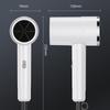 Secador de pelo pequeño, 2 velocidades de calor, tecnología Blow, color blanco