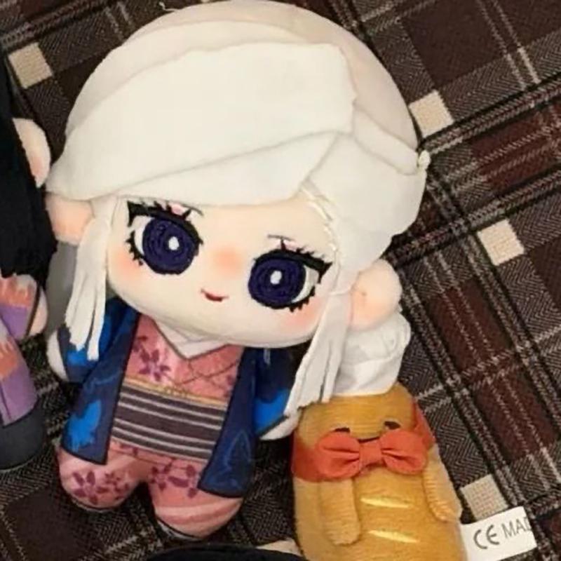 10cm Ubuyashiki Kagaya Plush Doll Mini Demon Slayer Body Printed Stuffed Toy Fans Holiday Birthday Gifts Ubuyashiki Plusie Dolls
