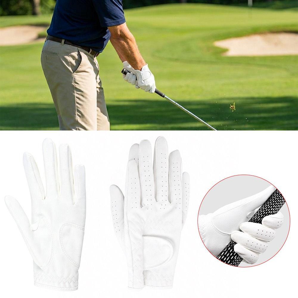 Non-slip Sport Gloves White Professional Glove Soft Golf Glove Sport Equipment