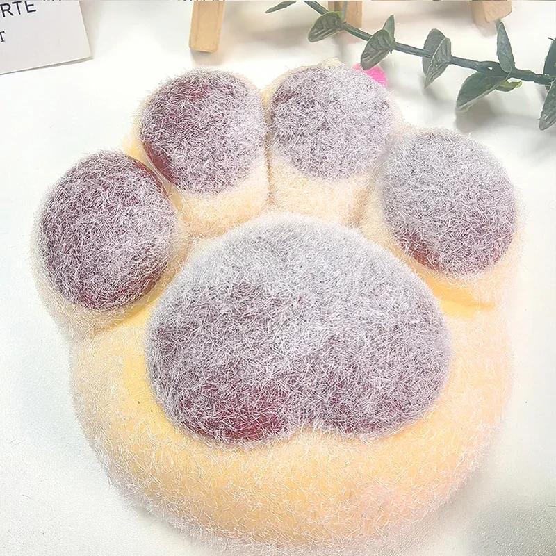 11cm Squeeze Bear Paw Toys Cute Soft Abreact Relief Relax Toys Sticky Decompressing Pinching Cat Paw Stress Relief Squishy Toys