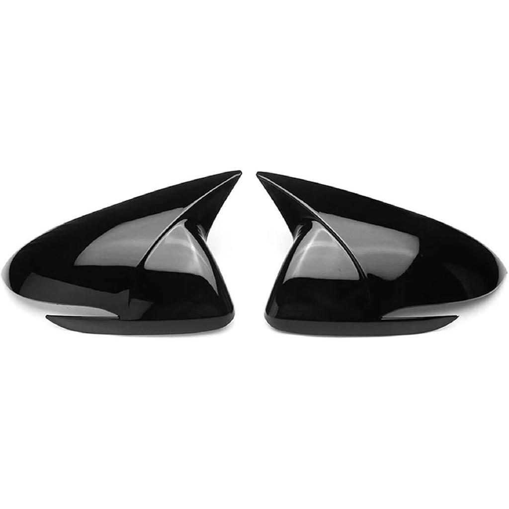 Rearview Side Mirror Cover Fit For Hyundai Elantra Avante AD 2016-2020 Wing Cap Exterior Door Rear View Case Trim Carbon Fiber Look Replacement Parts