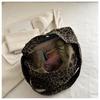 Korean Style Large Capacity Leopard Print Women's Shoulder Bag - 2025 Autumn Casual Tote